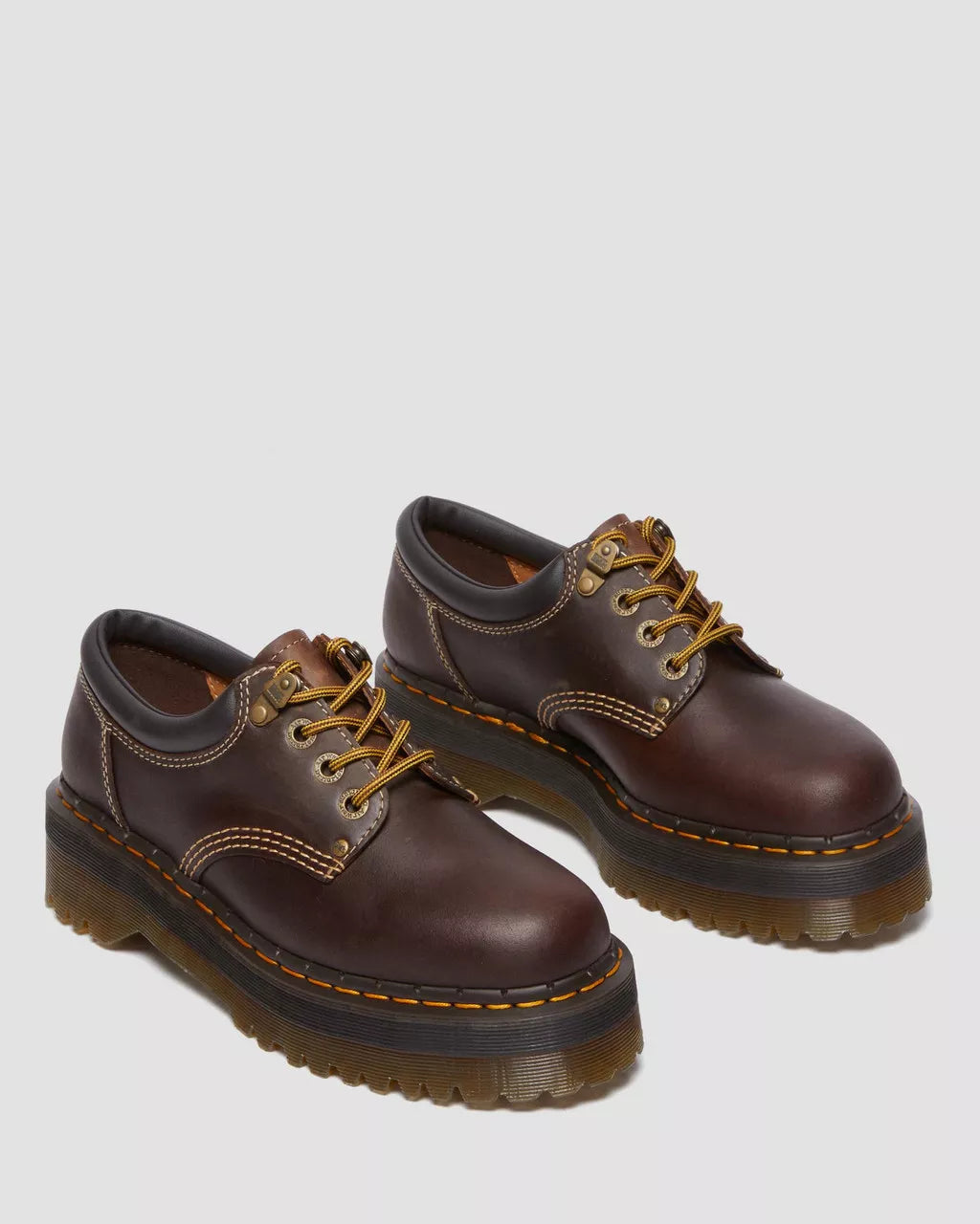 8053 Quad II Crazy Horse Leather Platform Shoes