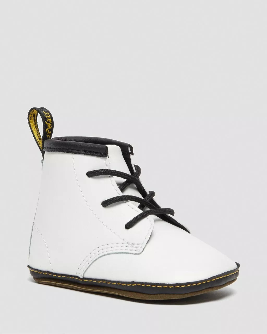DR MARTENS Newborn 1460 Auburn Leather Booties