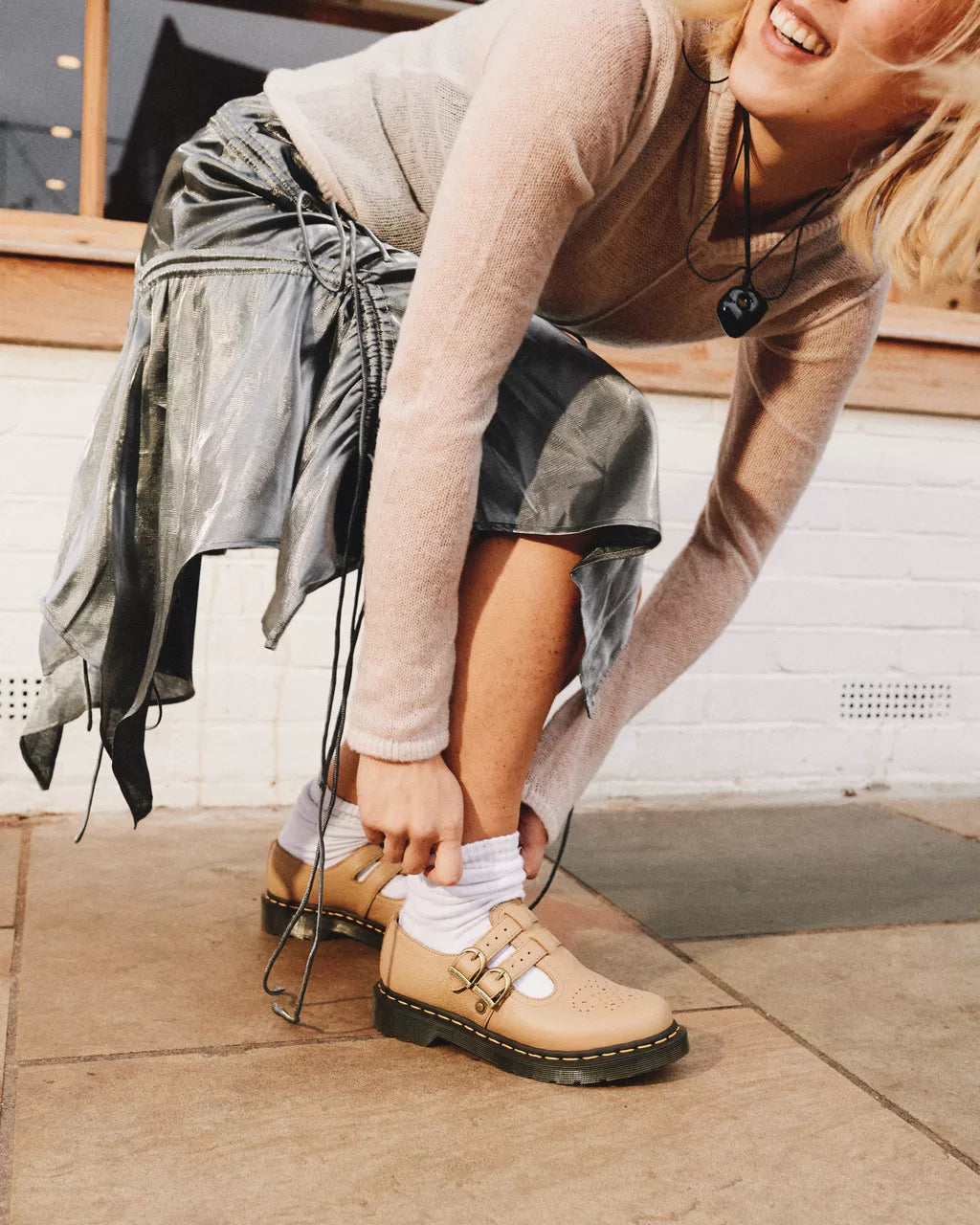DR MARTENS 8065 Mary Jane Virginia Leather Shoes