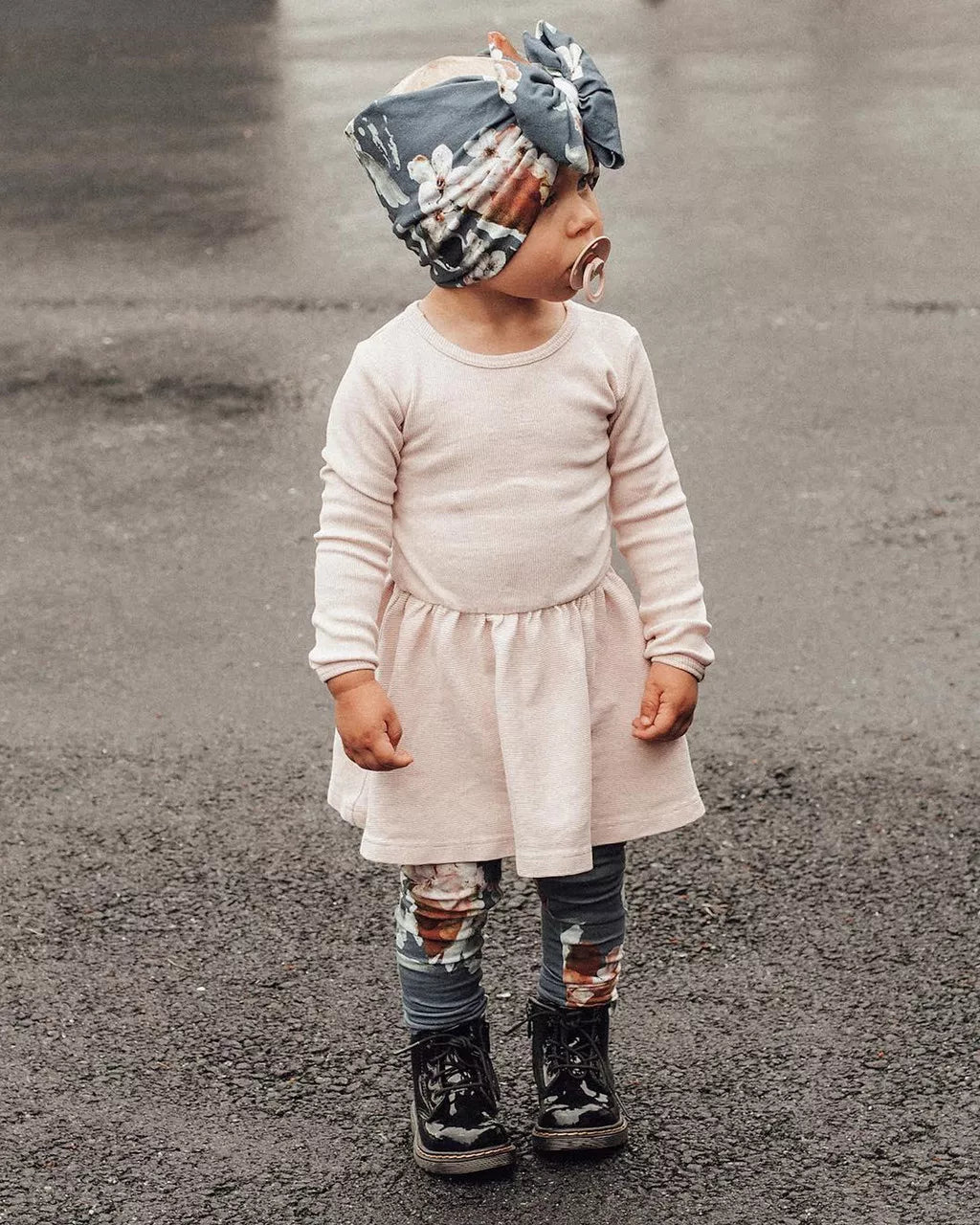 Infant 1460 Patent Leather Lace Up Boots