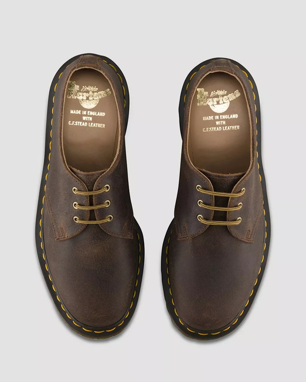 1461 Wax Commander Leather Oxford Shoes
