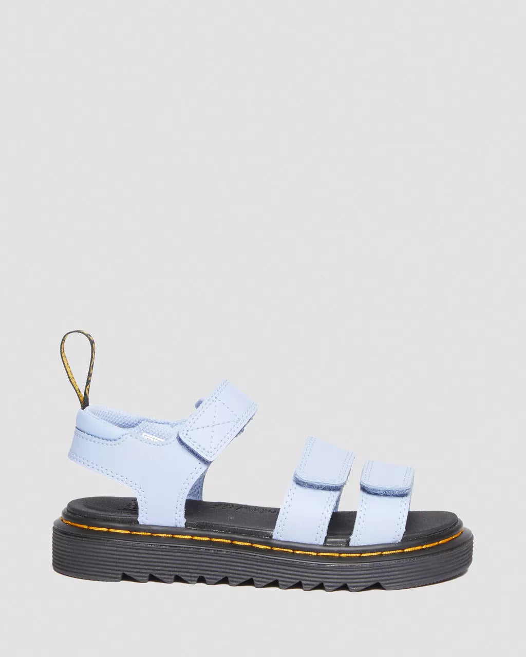 DR MARTENS Junior Klaire Athena Leather Strap Velcro Sandals