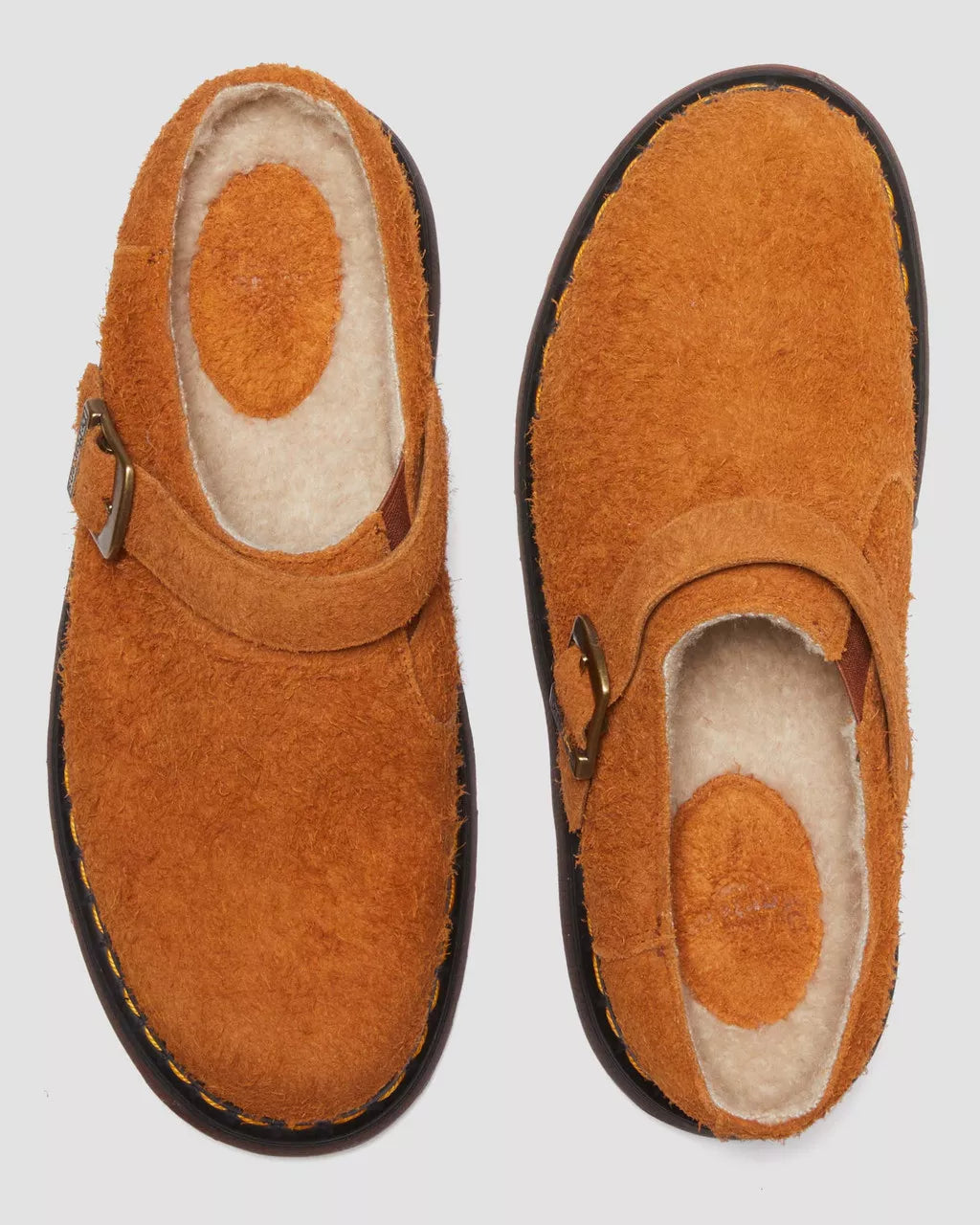 Isham Faux Shearling Lined Suede Mules