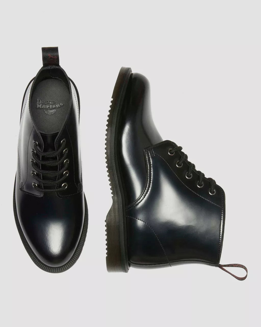 Emmeline Smooth Leather Lace Up Boots