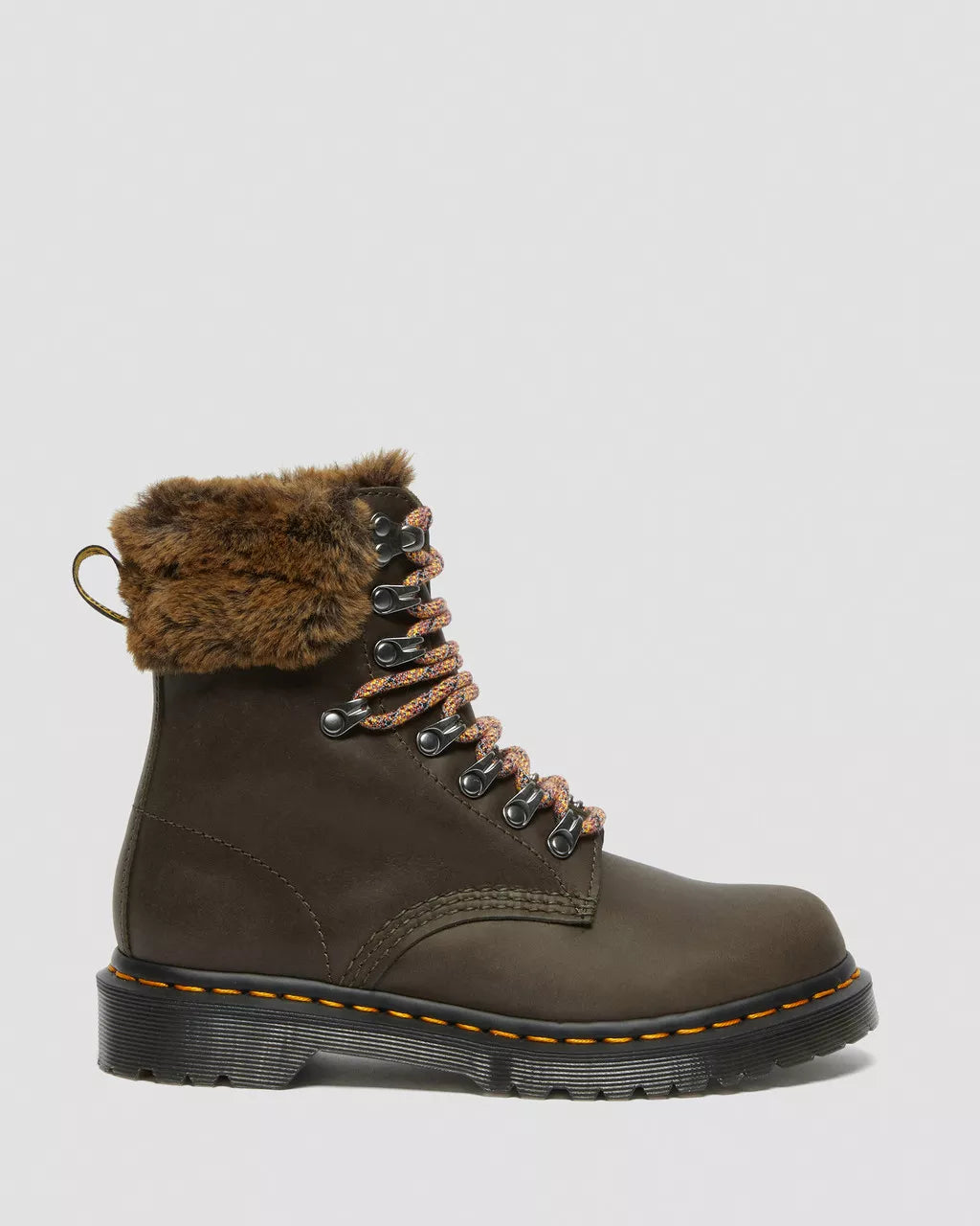 1460 Serena Collar Faux Fur Lined Ankle Boots