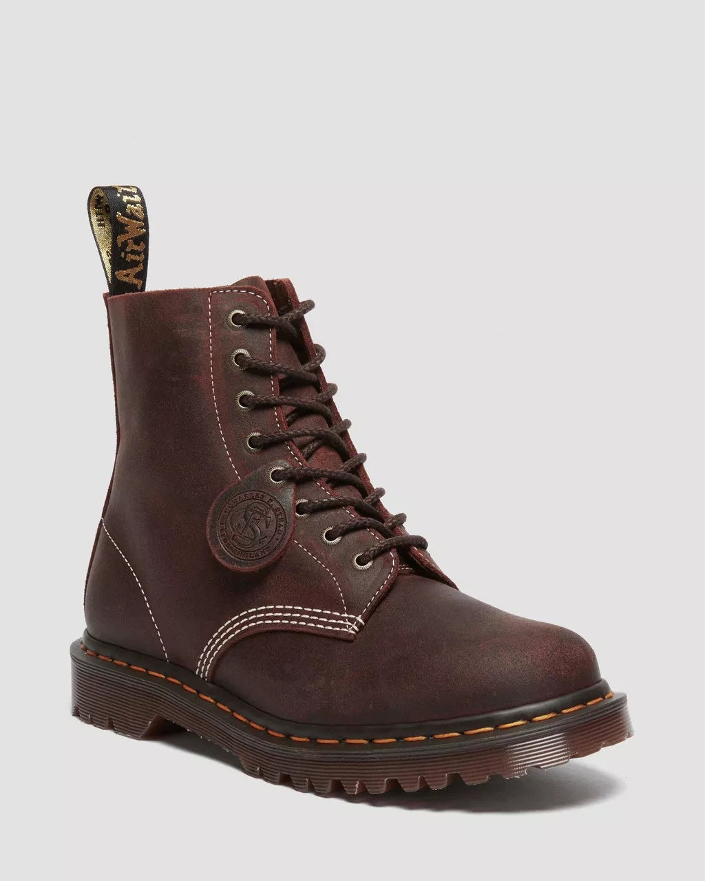1460 Wax Commander Leather Lace Up Boots