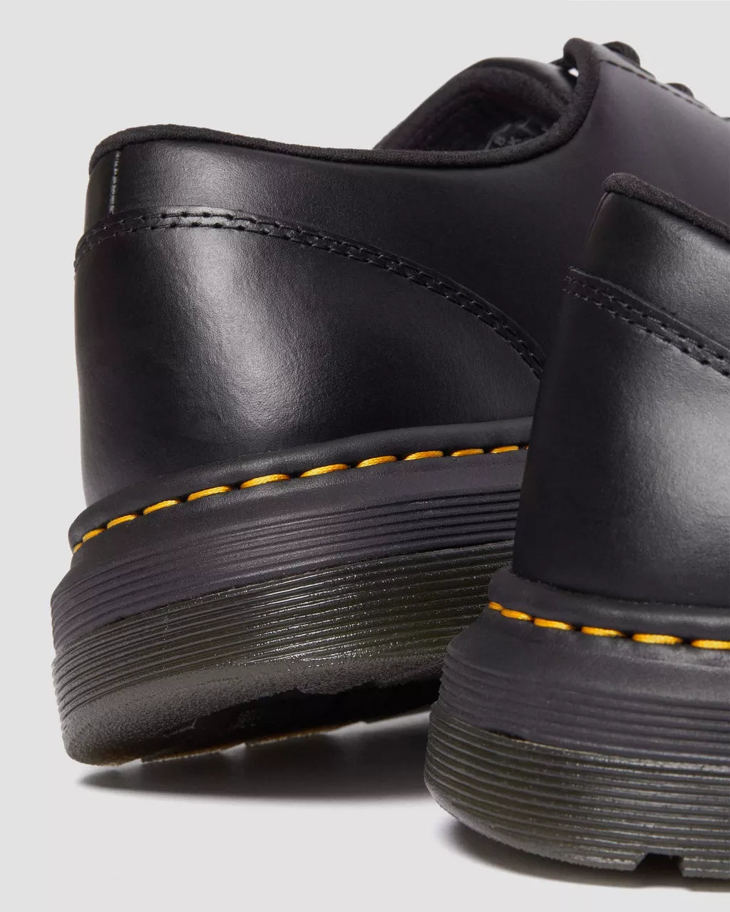 Crewson Lo Black Leather Shoes