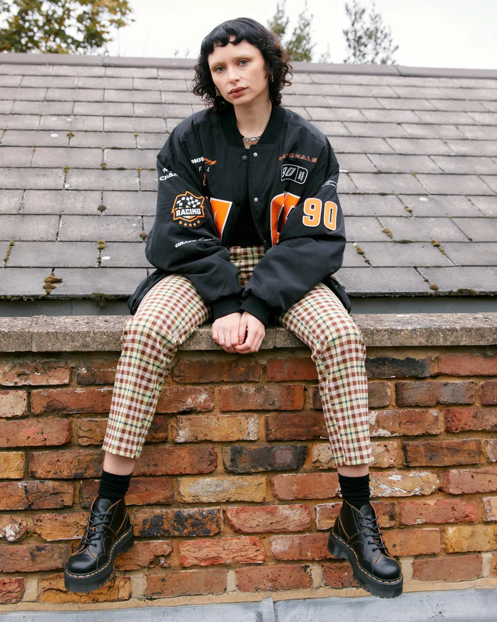 Church Quad Leather Platform Monkey Boots