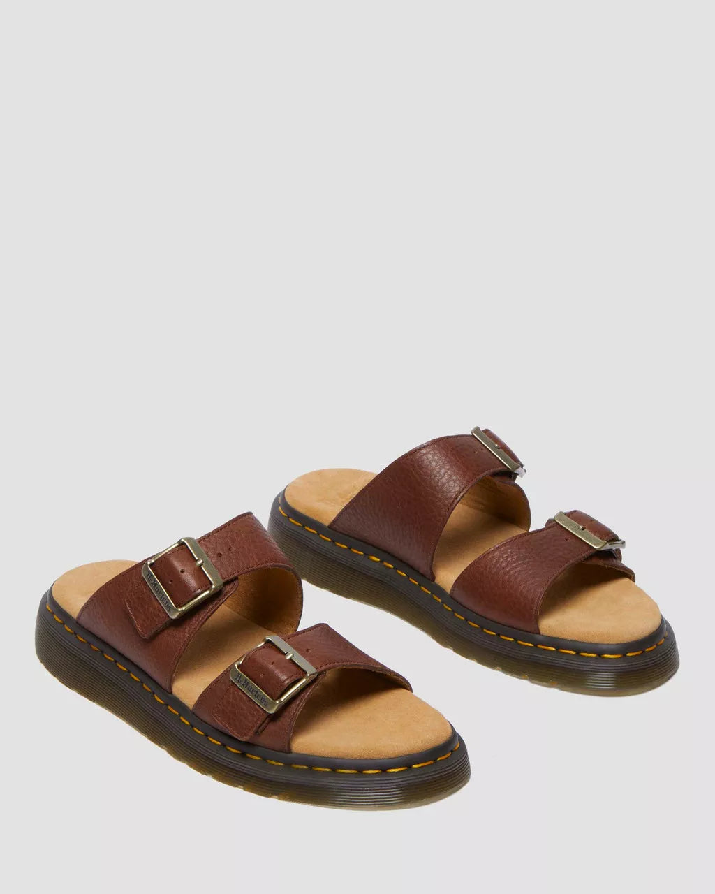DR MARTENS Josef Ambassador Soft Leather Slide Sandals