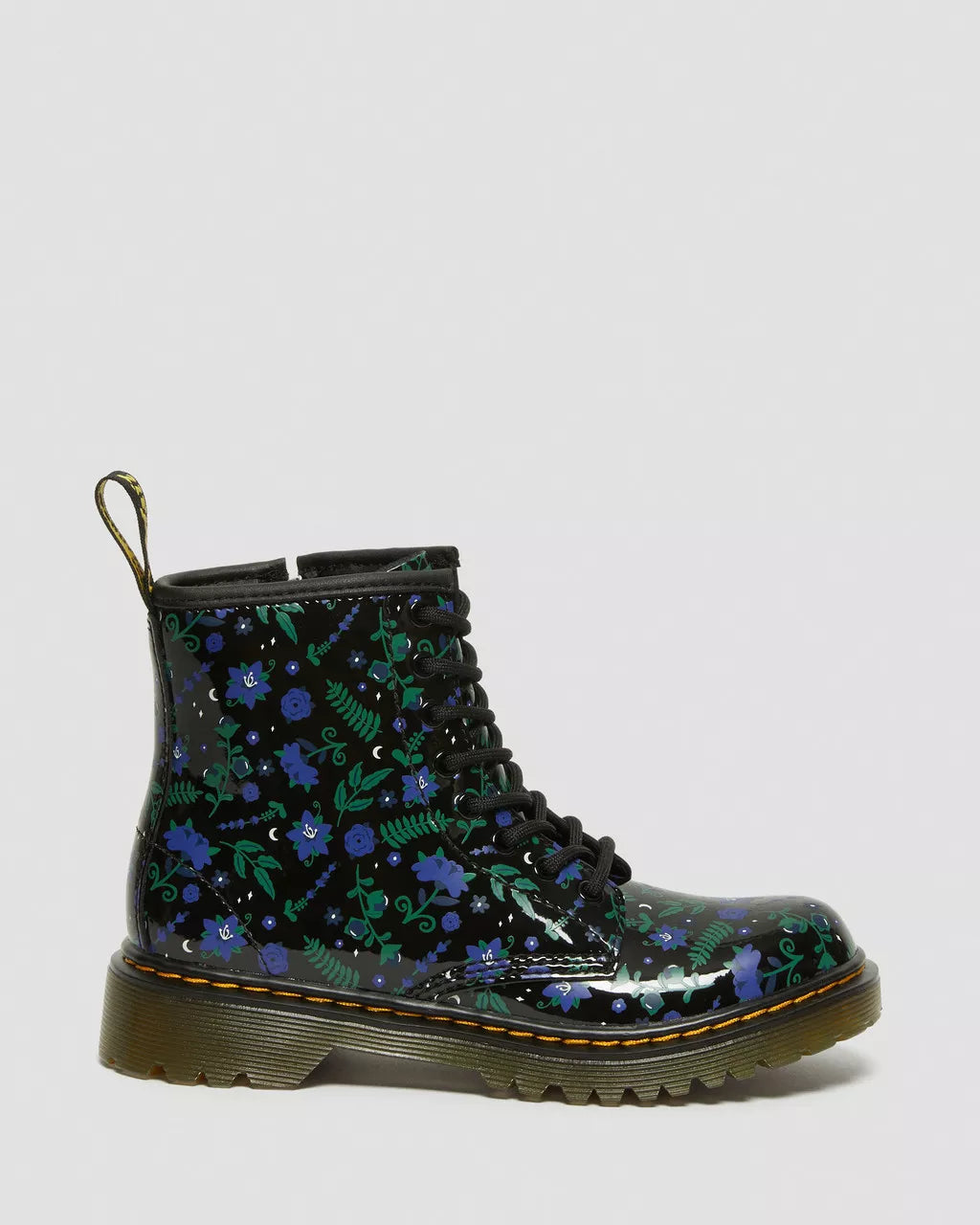 Junior 1460 Mystic Floral Patent Lace Up Boots