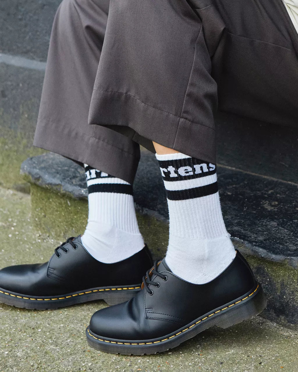 Athletic Logo Organic Cotton Blend Socks
