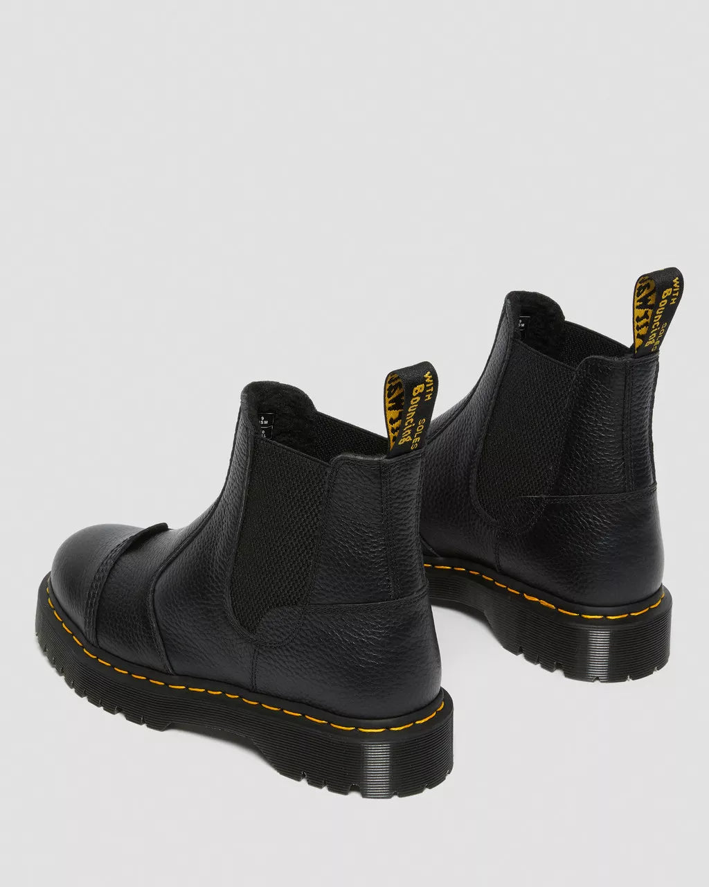 2976 Bex Faux Fur-Lined Platform Chelsea Boots