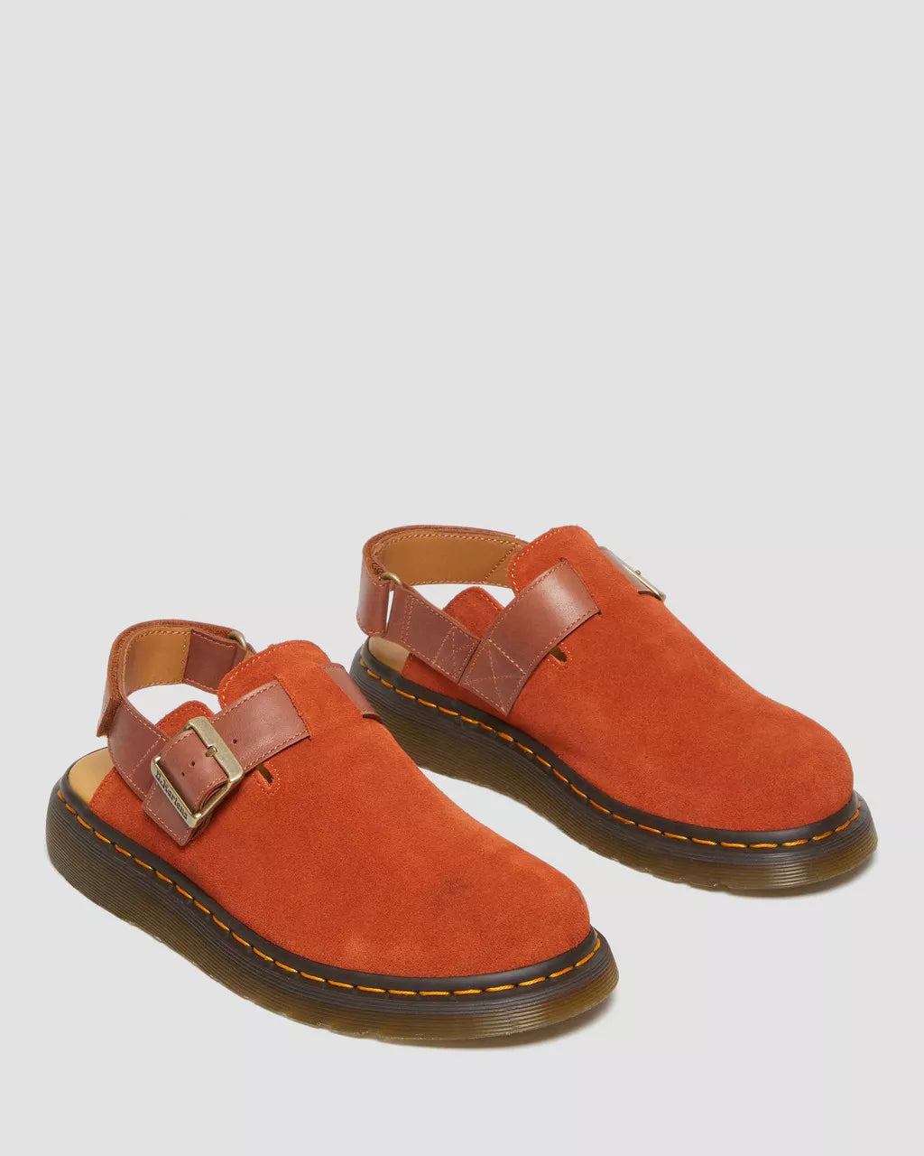DR MARTENS Jorge II Suede &amp; Leather Slingback Mules