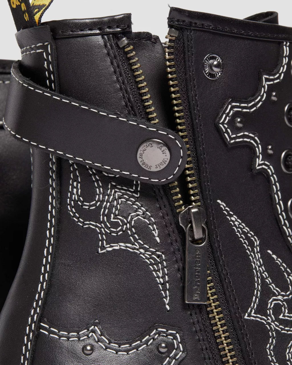 DR MARTENS 1460 Contrast Stitch Leather Lace Up Boots