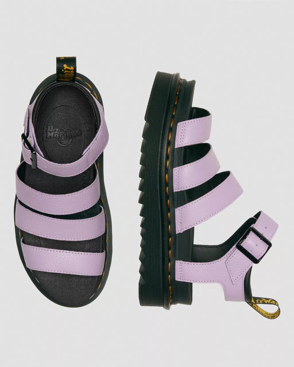 Blaire Pisa Leather Strap Platform Sandals