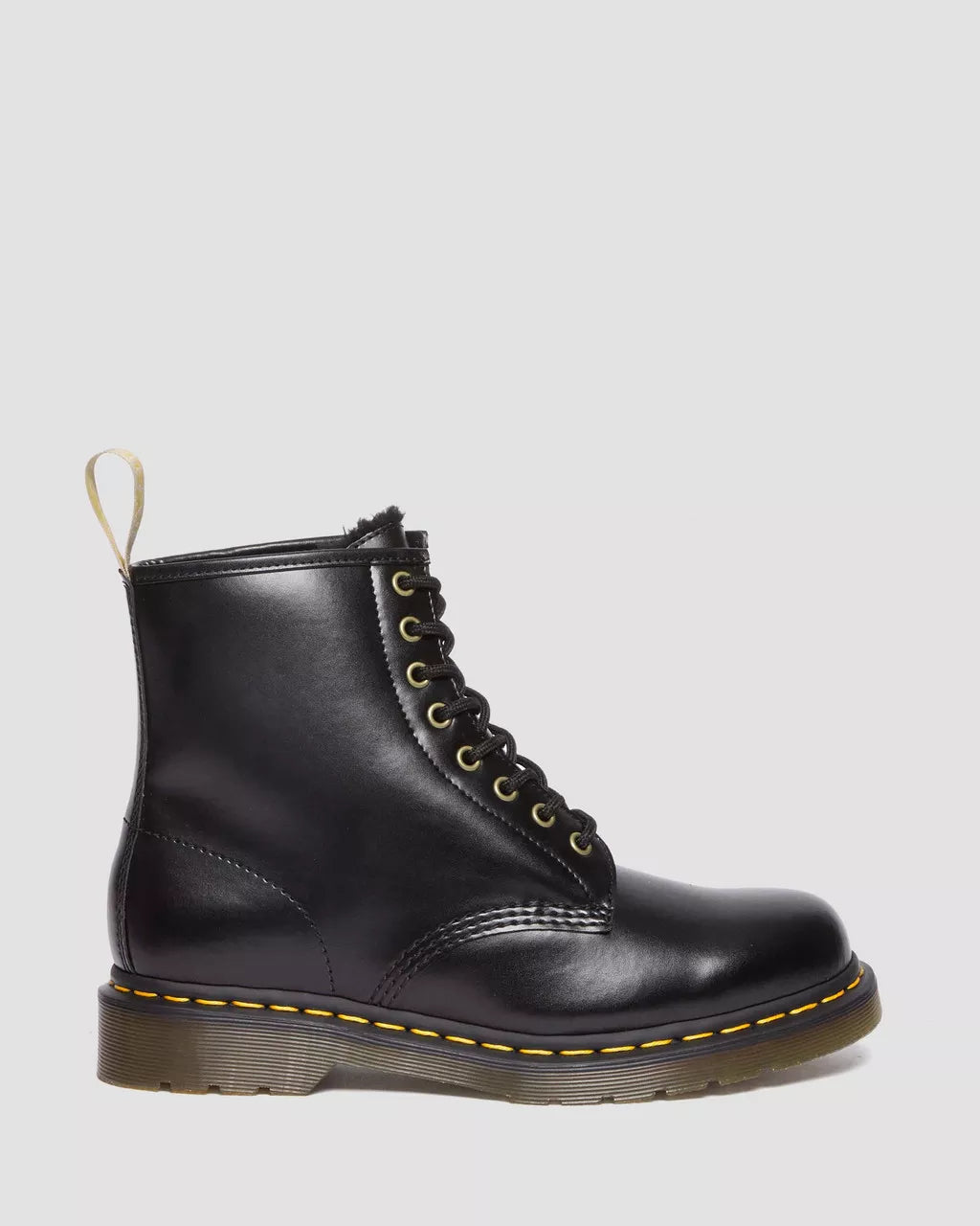 DR MARTENS Vegan 1460 Borg Lined Lace Up Boots