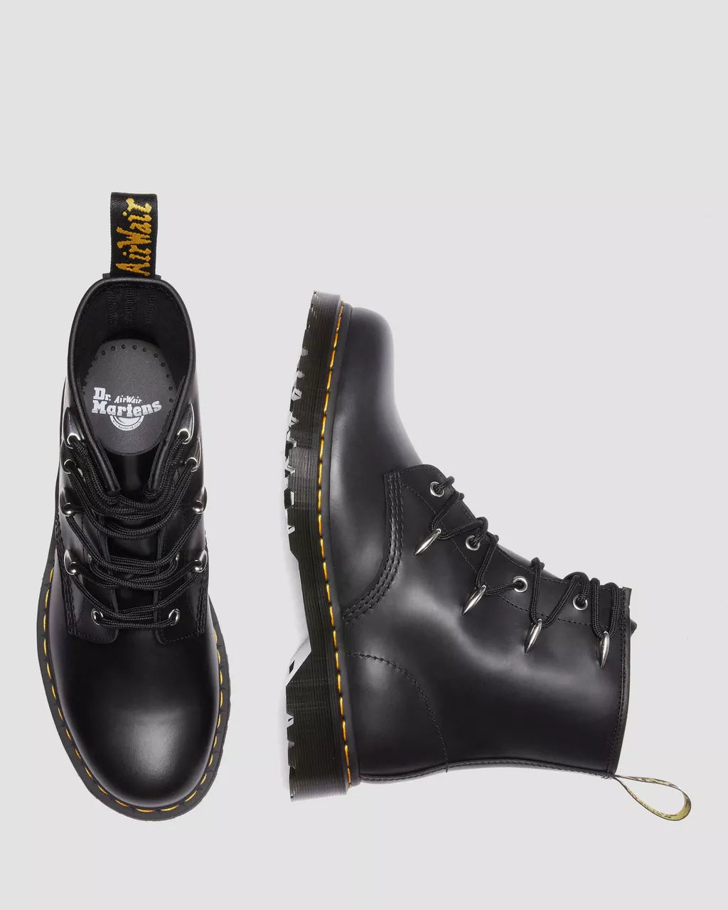 DR MARTENS 1460 Alien Hardware Leather Lace Up Boots