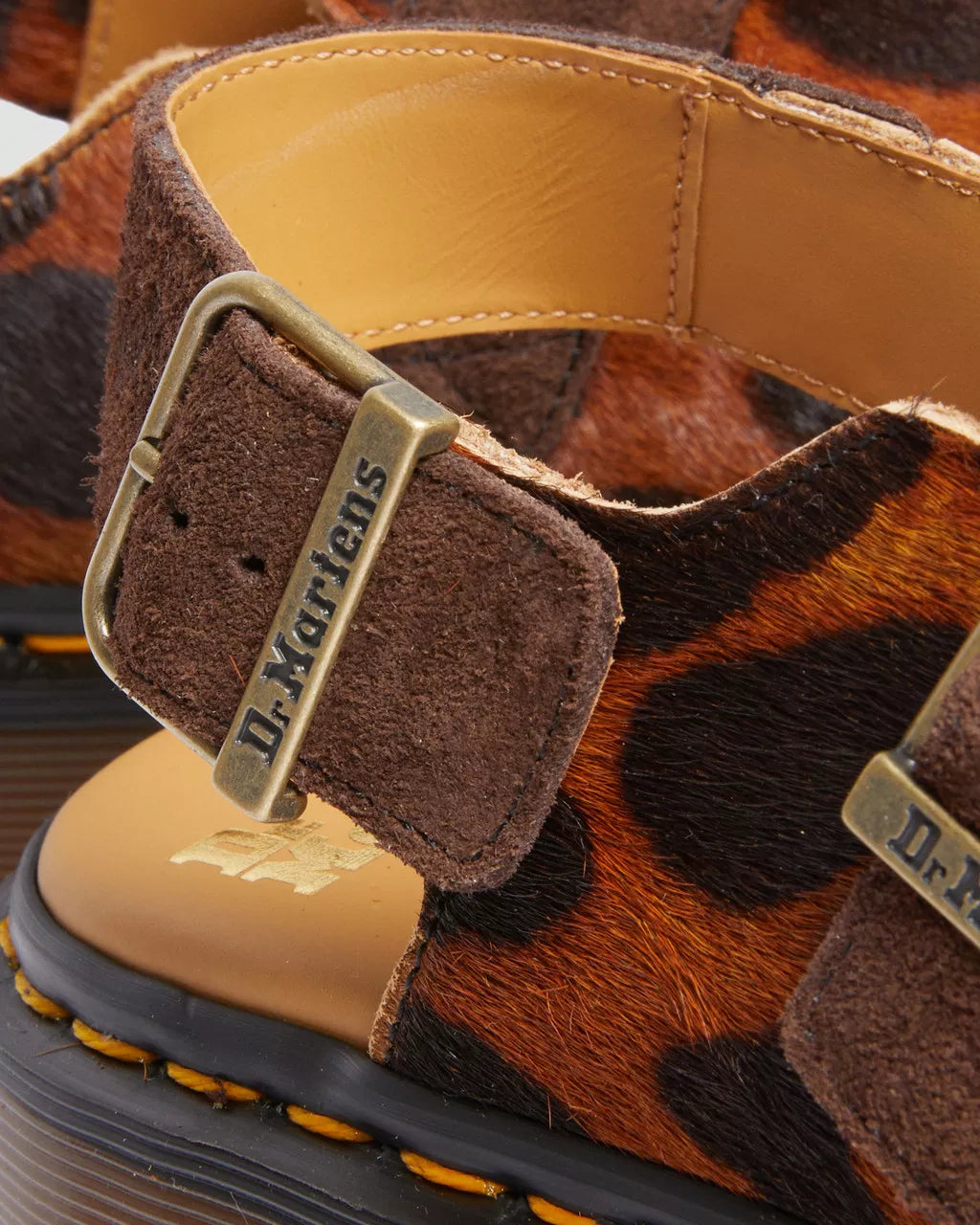DR MARTENS Jorge Made in England Hair On Slingback Mule