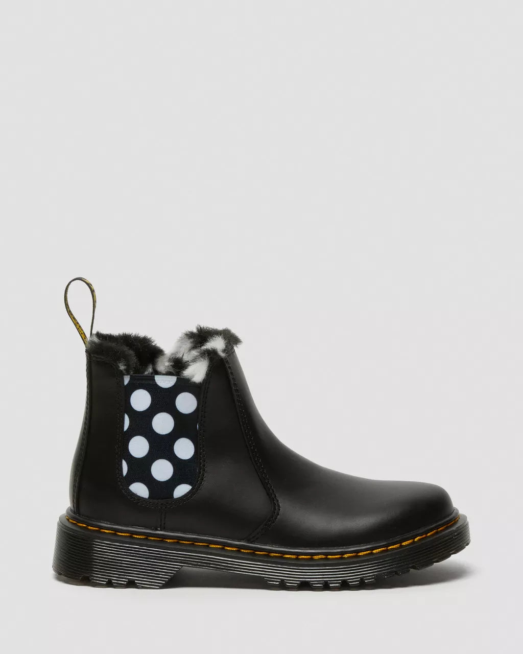 Junior 2976 Leonore Faux Fur Lined Leather Chelsea Boots