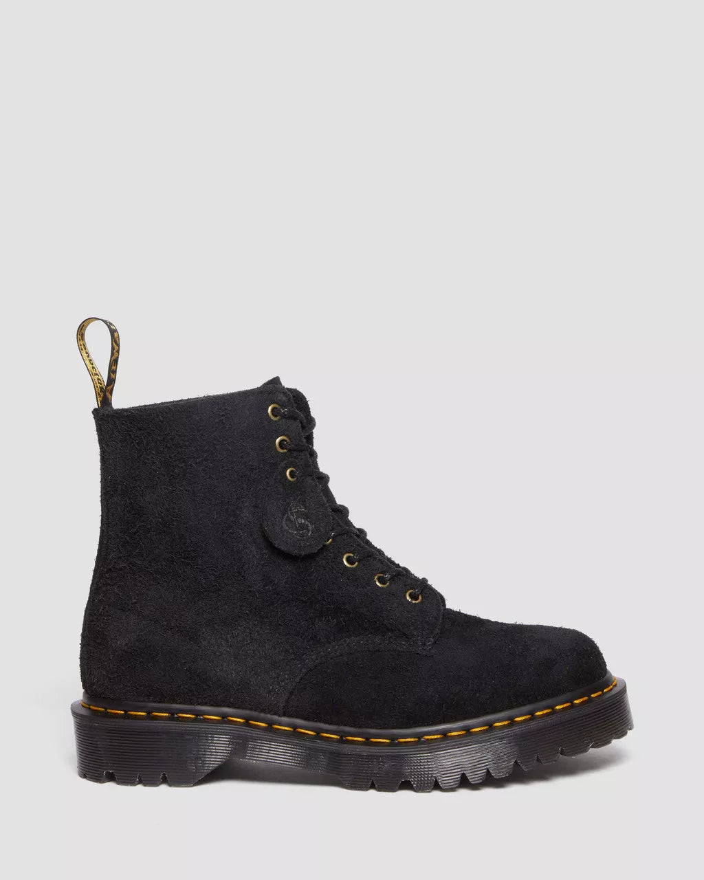 DR MARTENS 1460 Pascal Made In England Tufted Suede Lace Up boots