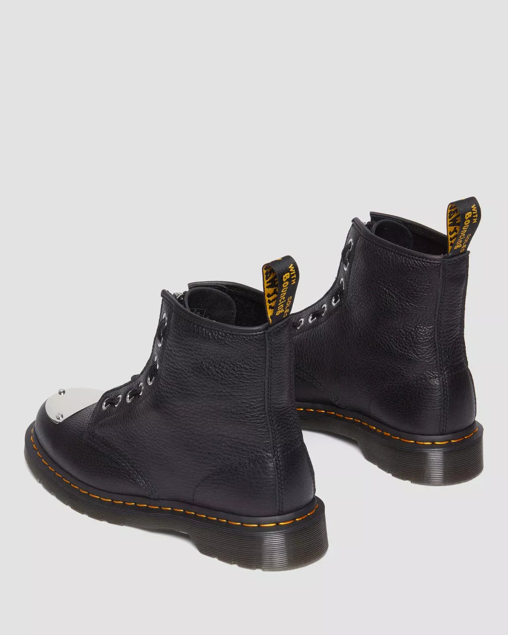DR MARTENS 1460 Toe Plate Lunar Leather Jungle Zip Boots