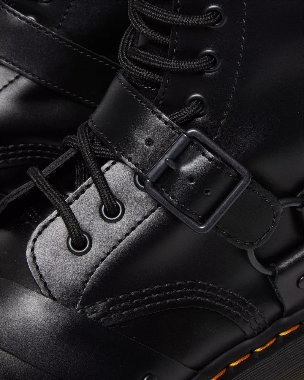 DR MARTENS 1914 Harness Leather Tall Lace Up Platform Boots