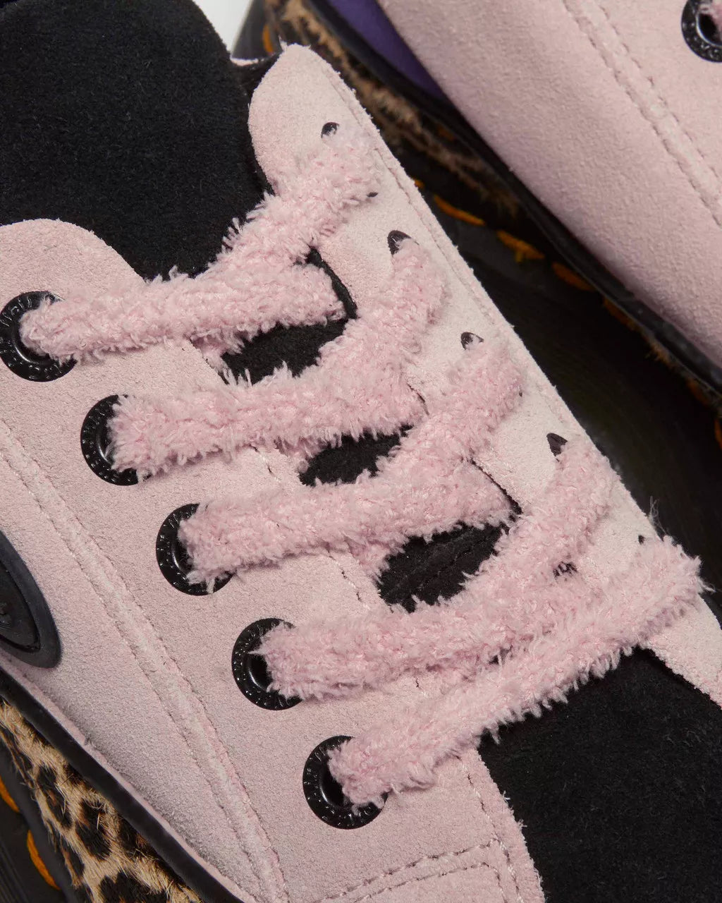 Buzz 5-Eye Leopard And Suede  Shoes
