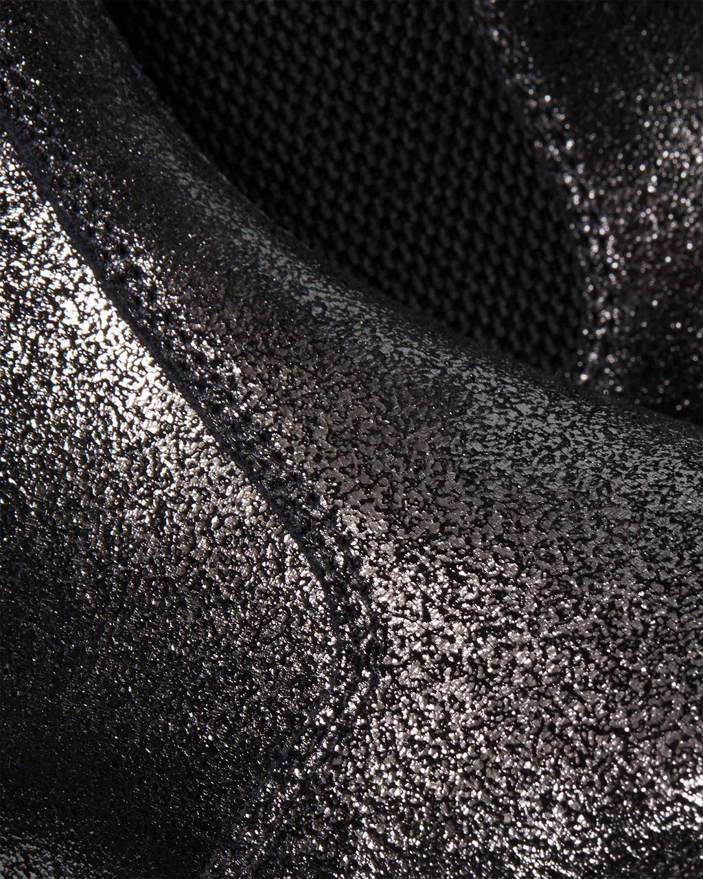 DR MARTENS 2976 Faux Fur-Lined Metallic Platform Chelsea Boots