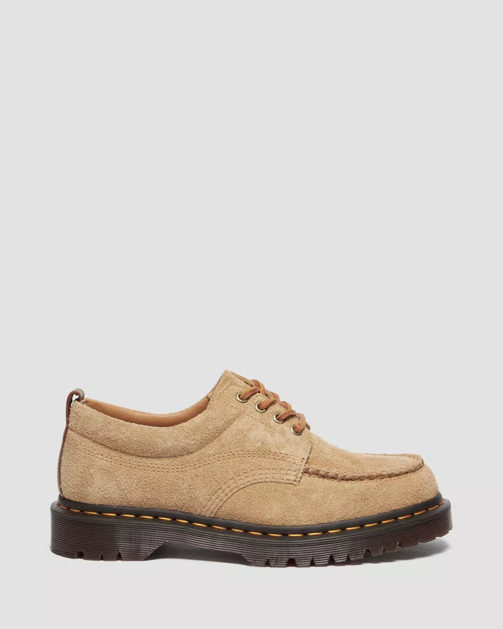 DR MARTENS Lowell Suede Moc Toe Shoes