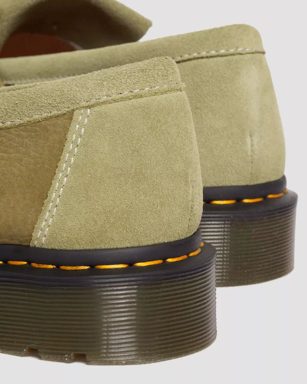 DR MARTENS Adrian Tumbled Nubuck Leather Tassel Loafers