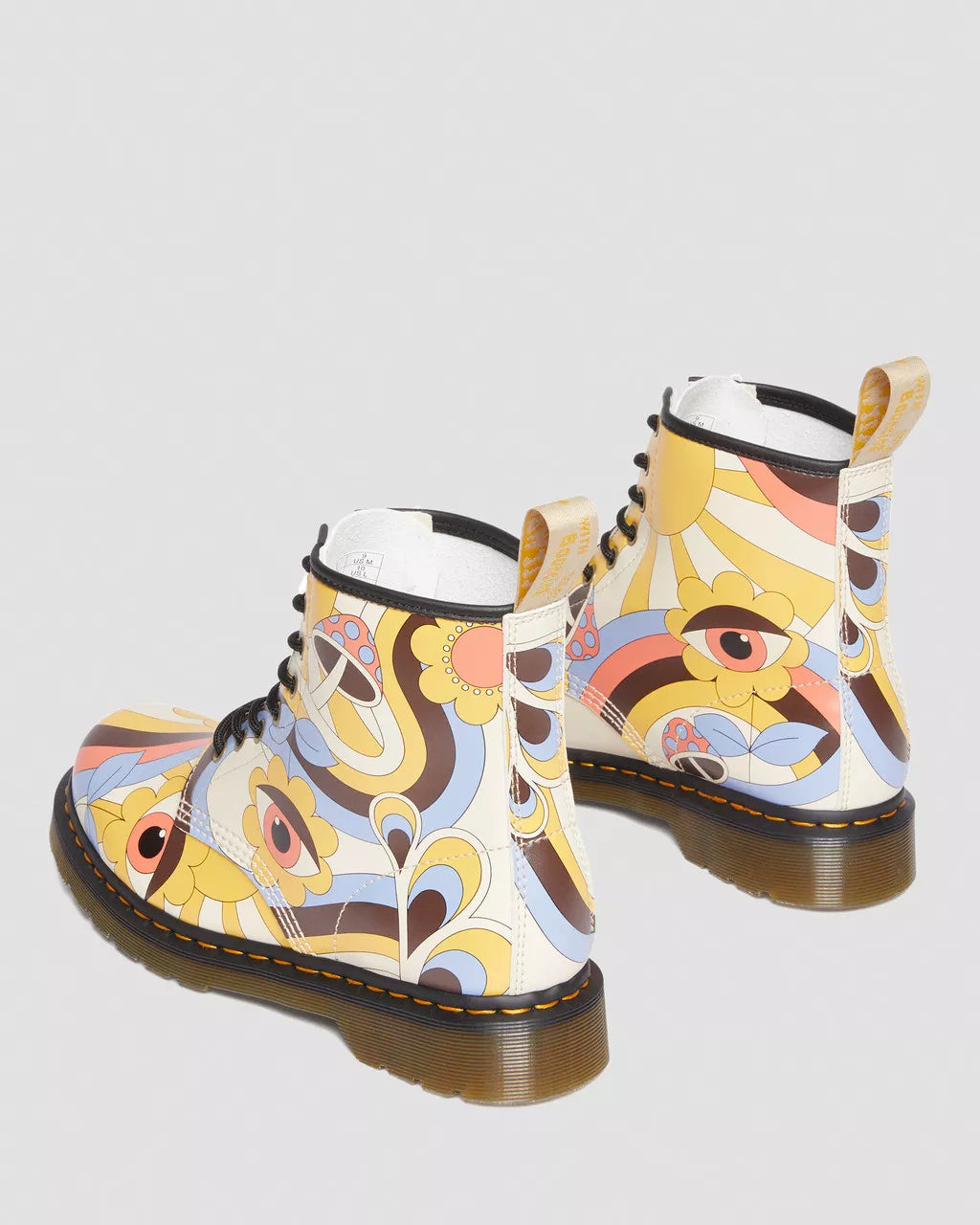 DR MARTENS 1460 Retro Kemble Vegan Lace Up Boots