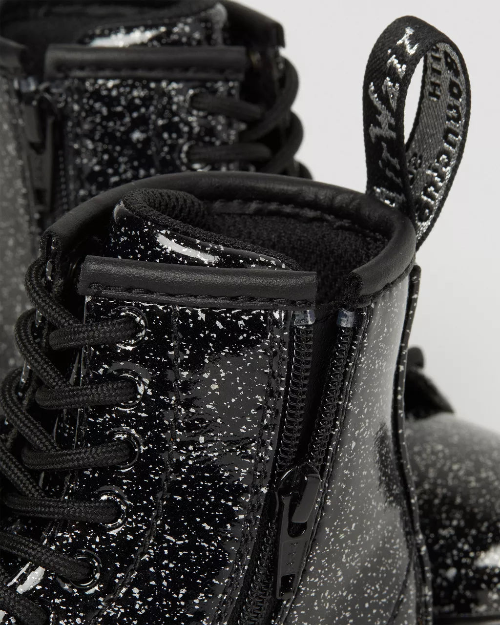 Toddler 1460 Glitter Lace Up Boots