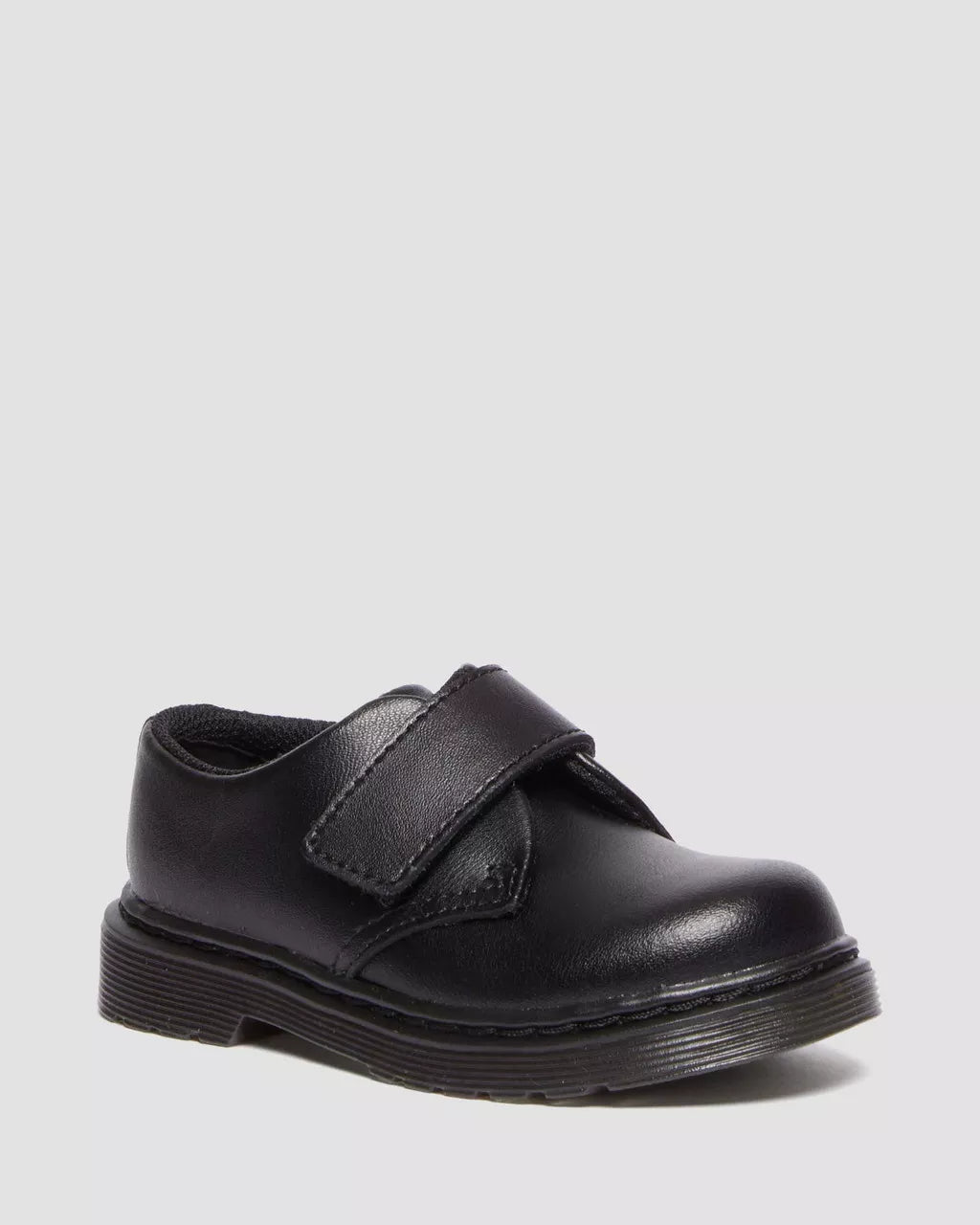 DR MARTENS Toddler Kamron Leather Strap Velcro Oxford Shoes