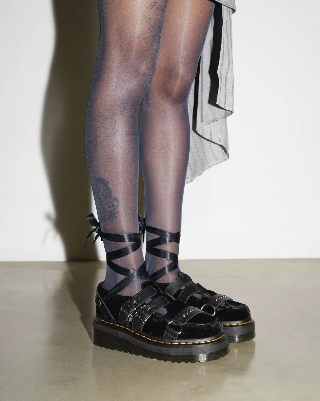 DR MARTENS RAMSEY WEDNESDAY PLATFORM CREEPERS