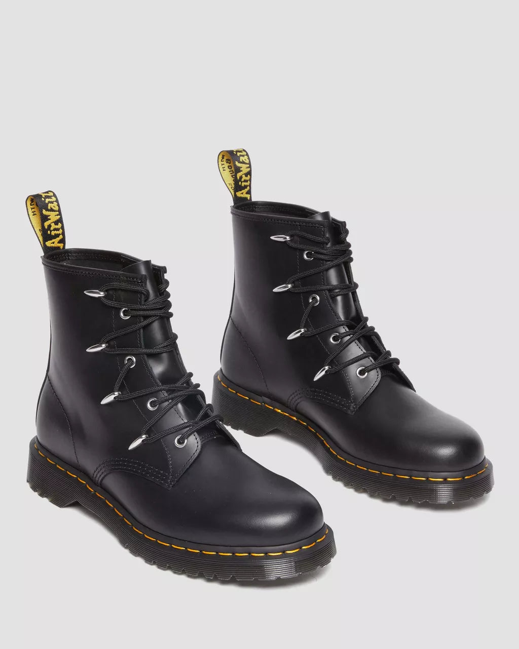 DR MARTENS 1460 Alien Hardware Leather Lace Up Boots
