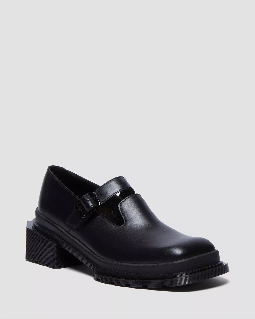 Maybole Square Toe Leather Mary Jane Shoes