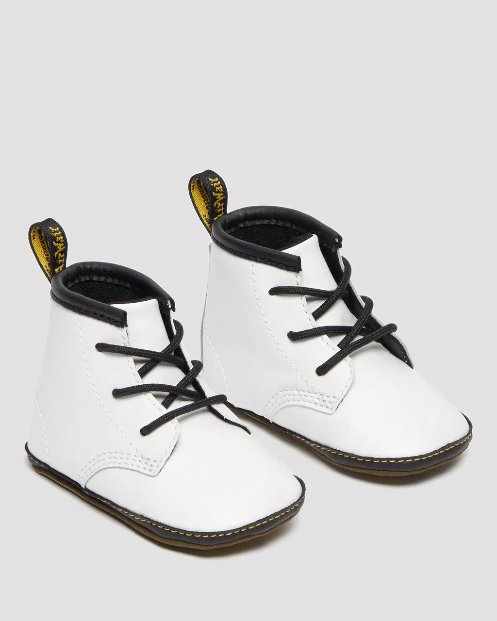 DR MARTENS Newborn 1460 Auburn Leather Booties
