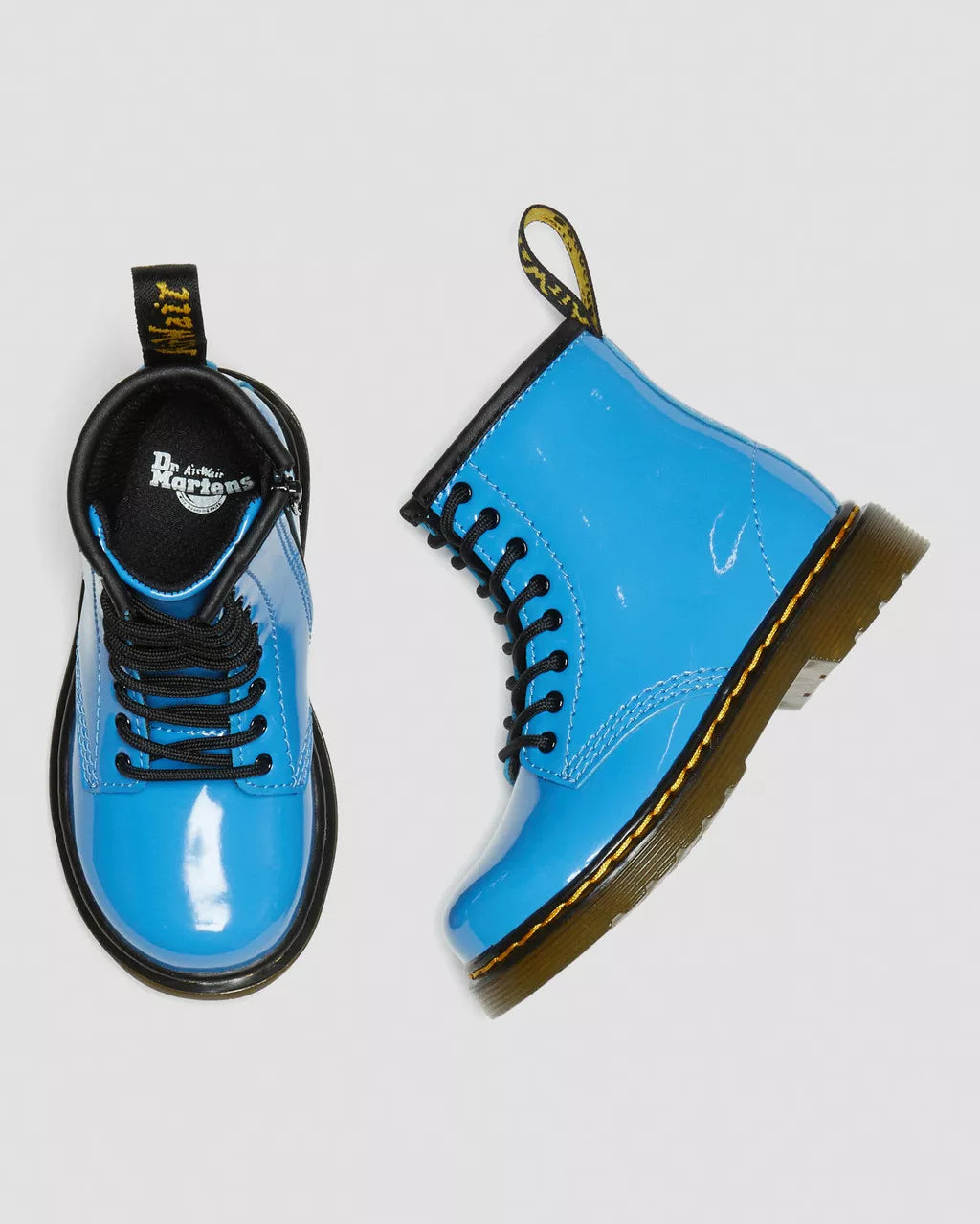 Toddler 1460 Patent Leather Lace Up Boots