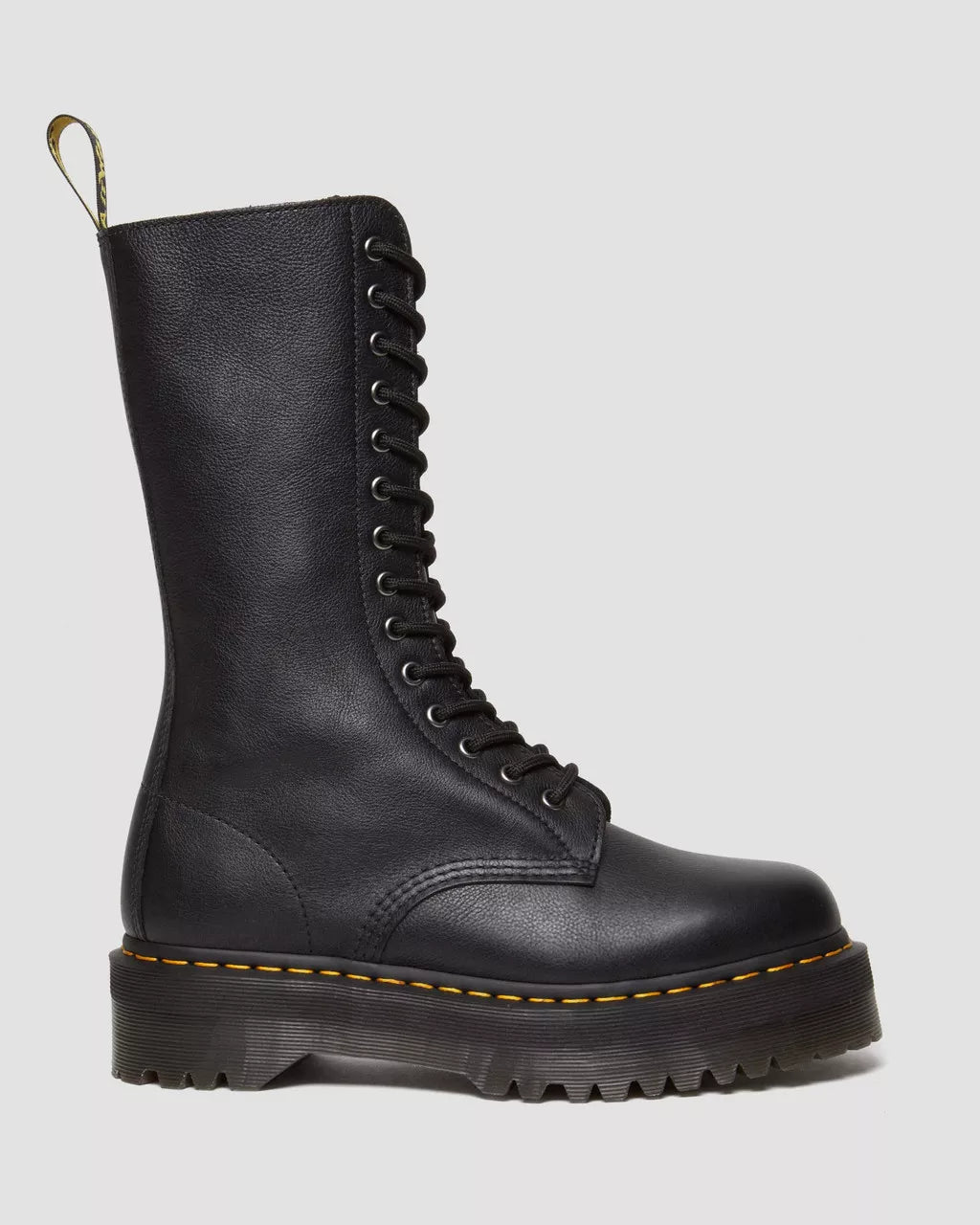 1B99 Pisa Leather Mid Calf Lace Up Boots