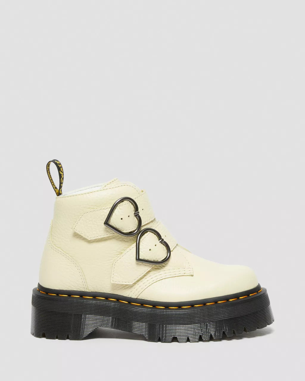 DR MARTENS Devon Heart Leather Platform Boots