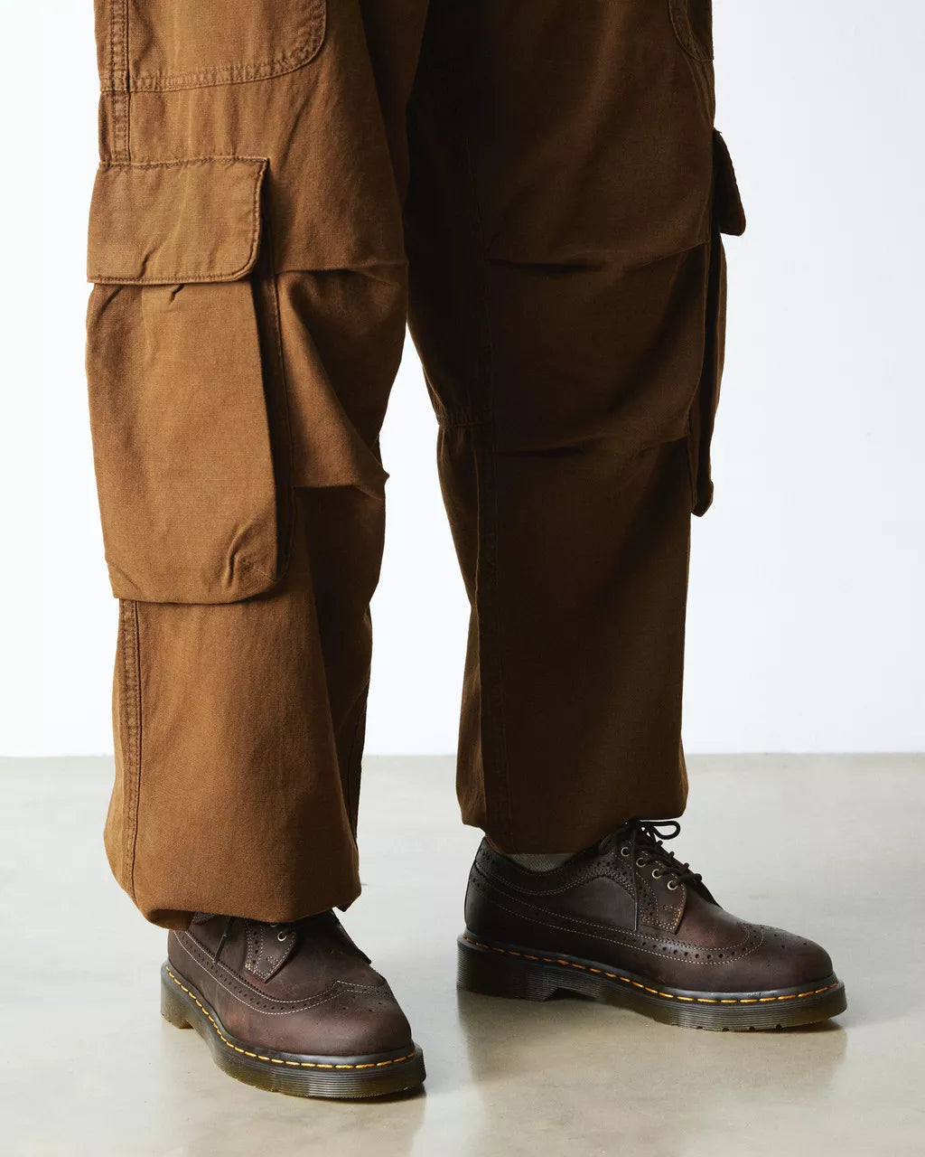 3989 Crazy Horse Leather Brogue Shoes