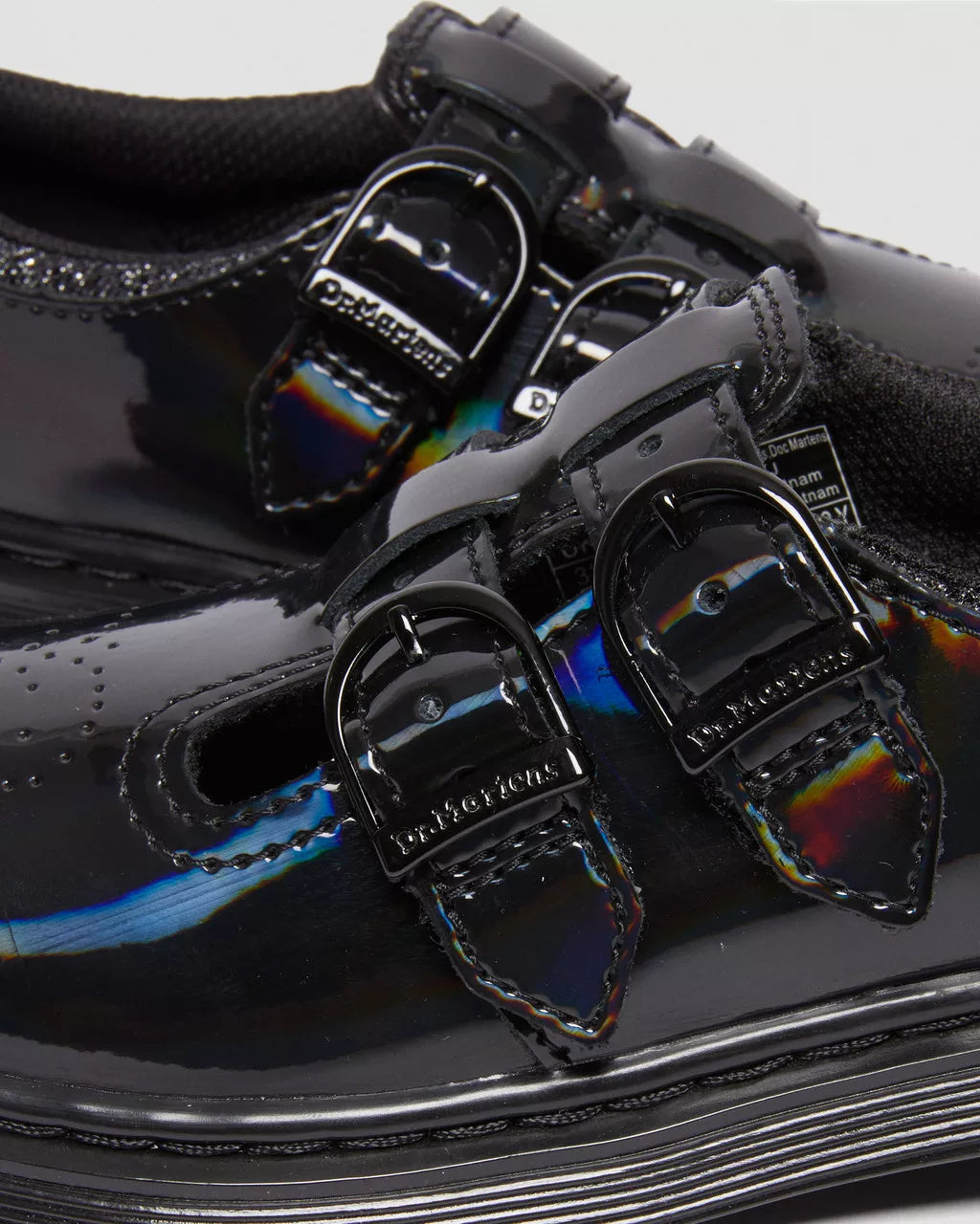 DR MARTENS Junior 8065 Rainbow Mary Jane Shoes