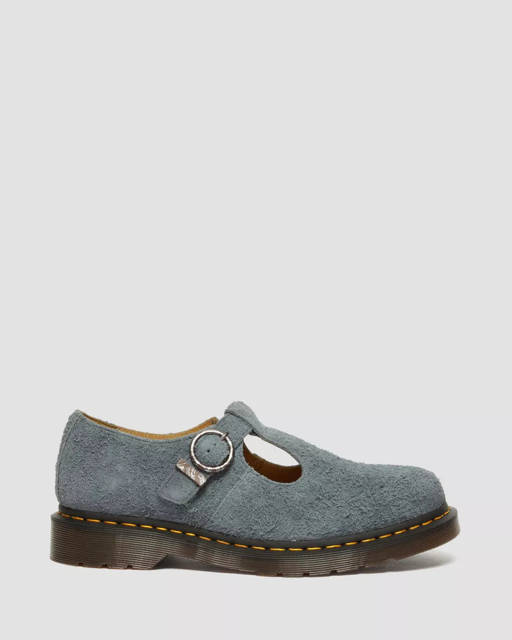 DR MARTENS T Bar Napped Leather Shoes
