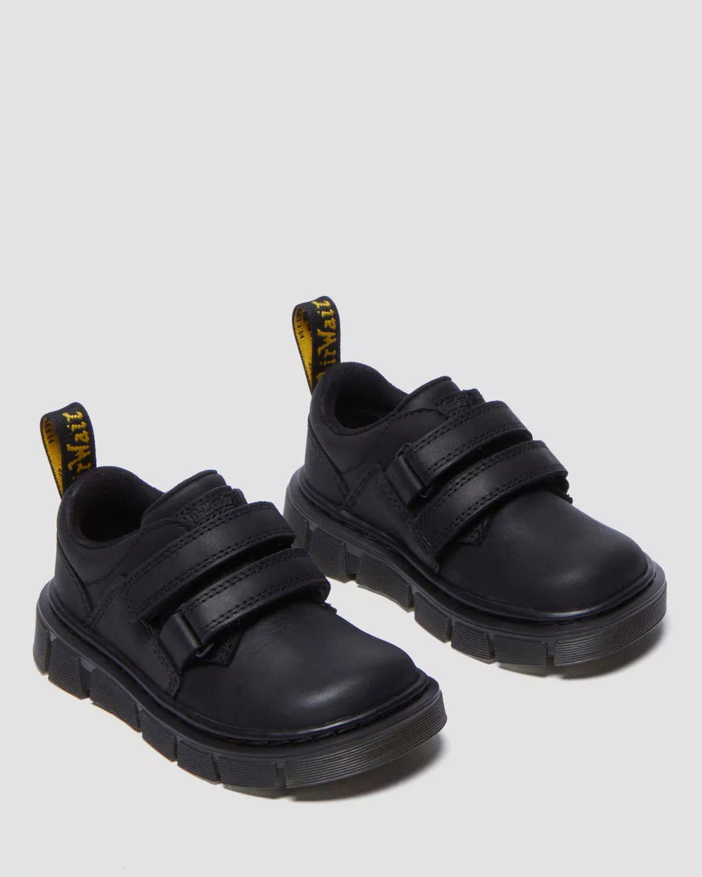 DR MARTENS Toddler Raffe Leather Strap Shoes