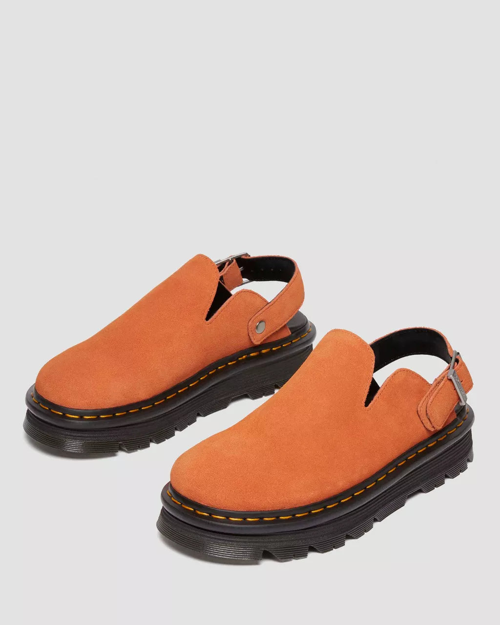 Zebzag Suede Casual Slingback Platform Mules