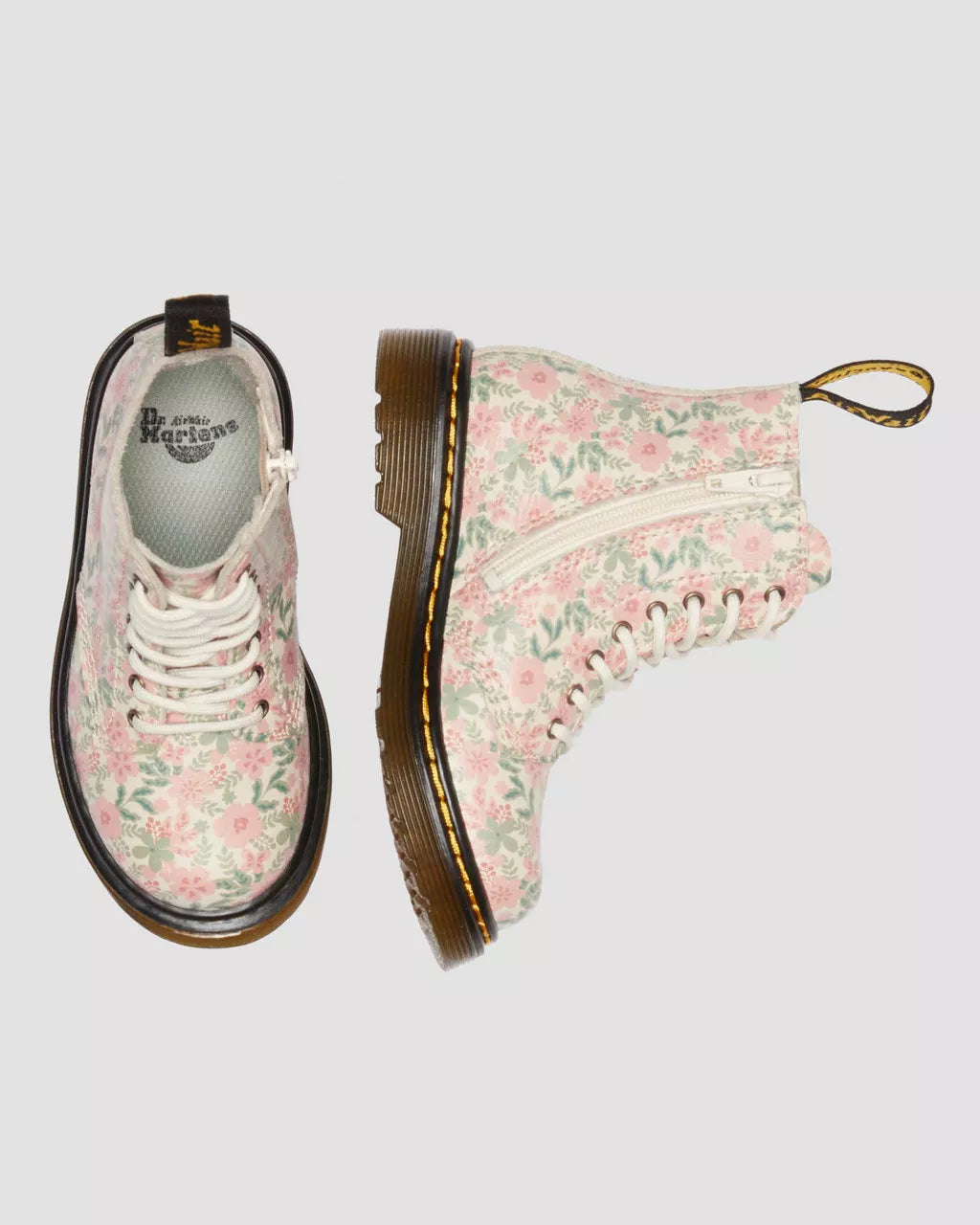 Toddler 1460 Floral Leather Boots