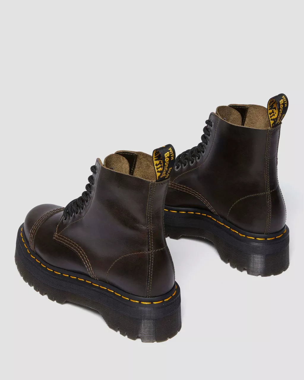 DR MARTENS Sinclair Orleans Leather Platform Boots