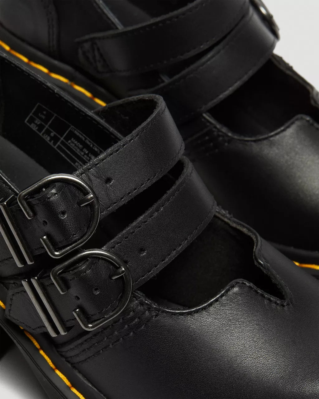 Eviee Sendal Leather Heeled Mary Jane Shoes