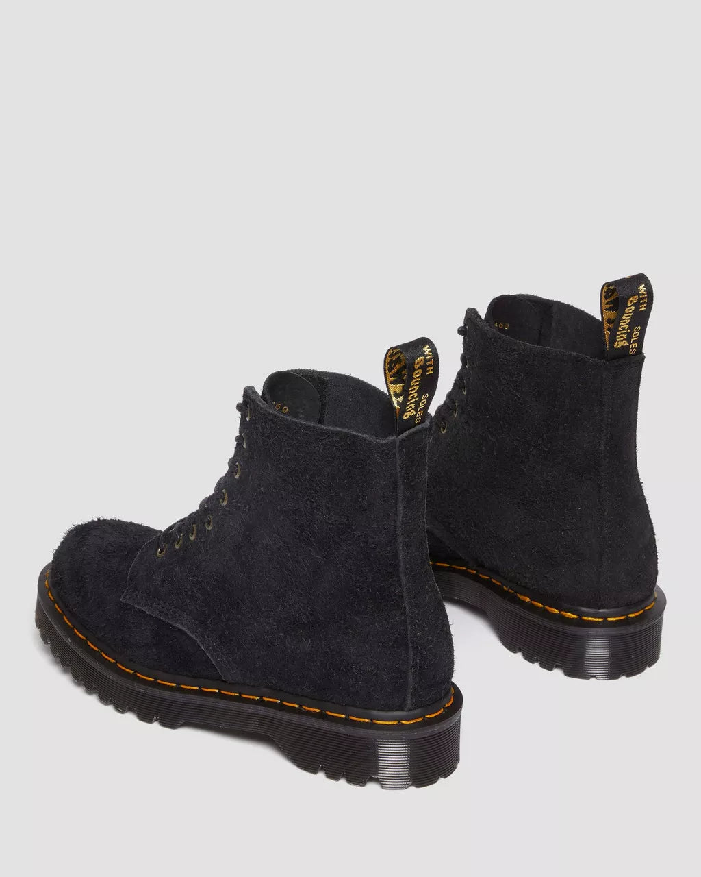 DR MARTENS 1460 Pascal Made In England Tufted Suede Lace Up boots