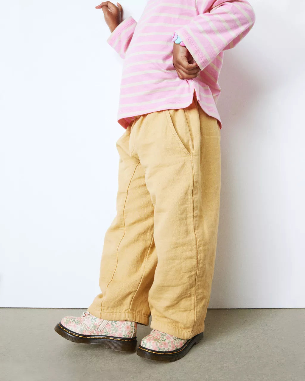 Toddler 1460 Floral Leather Boots